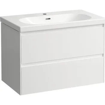 Koupelnový nábytek Laufen Lani skříňka pod umyvadlo 79x52 se 2 zásuvkami, pro umyvadlo H8100870001041 bílá mat H4035521122601 H4035521122601