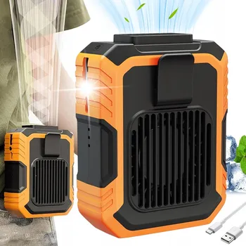 Domácí ventilátor MINI PŘENOSNÝ VENTILÁTOR VĚJÍŘ ZAVĚŠOVACÍ NA PÁS VHODNÝ PRO TURISTIKU