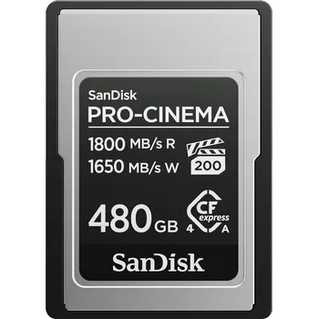 Paměťová karta SanDisk PRO-CINEMA CFexpress typ A Karta 480 GB