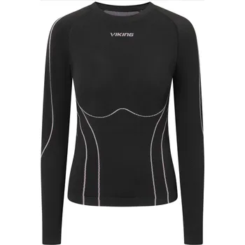 Set dámského termoprádla Dámský funkční set Viking Etna 2.0 Set Velikost: S / Barva: černá/fialová