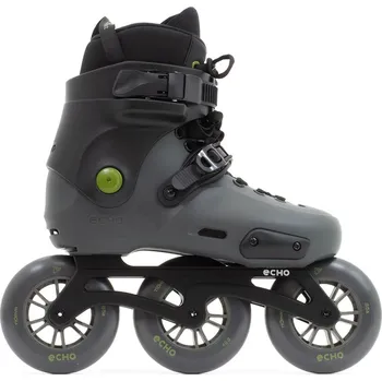 Kolečkové brusle Echo - Sonar Black 110 - Freestyle brusle Velikost (brusle): 47