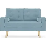 Světle modrá 2místná pohovka MANDI 214949632