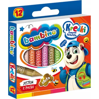 Kresba Pastelky pastelky Bambino 12 ks