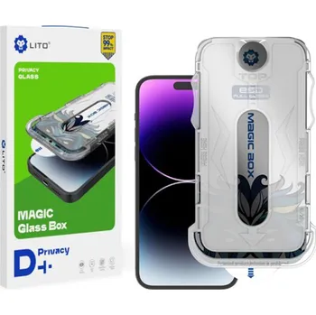 Lito Magic Glass Box D+ Tools iPhone 16 Privacy černé sklo