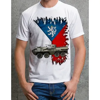 Pánské tričko Dětské vojenské tričko BRDM 2 vel. 122 (vojenské tričko s armádní technikou )