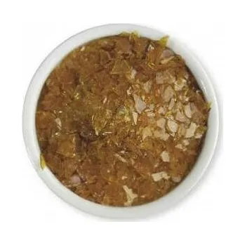 Lak na dřevo Šelak citron tmavý bez vosku 1kg balení