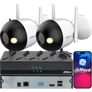 IP kamera Monitorovací systém DAHUA pro 2 kamery 4MPx F4C-PV Smart Dual Light Audio