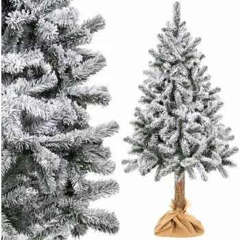 Vánoční stromek Springos CT0138 smrk zasněžený na kmínku 180 cm