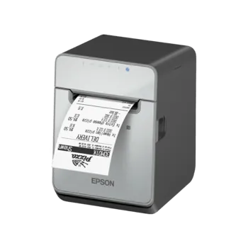 Pokladní tiskárna Epson TM-L100 (101) USB + Ethernet + Serial, Black, PS, EU, Liner-Free (C31CJ52103)