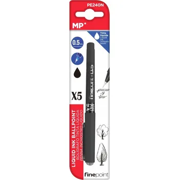 LINER PROPISKA tenkým hrotem, černé, 0,5 mm, MP PE24ON