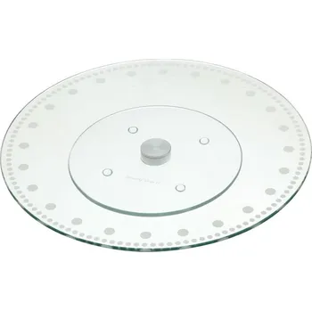 KitchenCraft Sweetly Does It Skleněný rotující podnos na dort, 30 cm