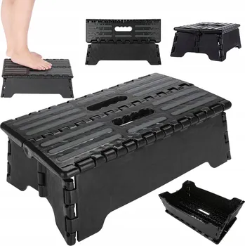 SKLÁDACÍ STOLIČKA S PROTISKLUZOVÝM POVRCHEM PRO SENIORY 38X21.5X13CM