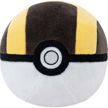 plyšák Pokemon Plyšová Plyšová Hračka POKE BALL Černý ULTRA BALL 12 cm PKW3541