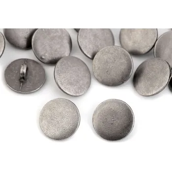 Knoflík Kovový knoflík velikost 24", 30", 32" Varianta: 1 (24") nikl antik, Balení: 20 ks