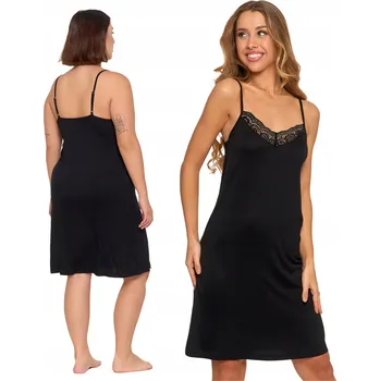 Dámské noční prádlo Noční Košile s krajkovým lemem na ramínkách, viskóza MORAJ S