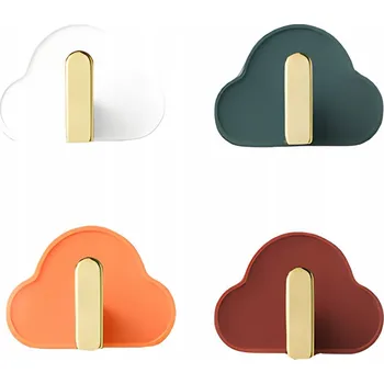 Věšák BAREVNÉ SAMOLEPICÍ VĚŠÁKY DO KOUPELNY A KUCHYNĚ SADA 4 KUSŮ