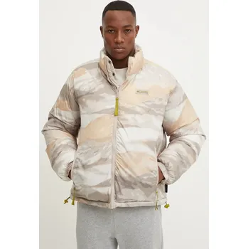 Oboustranná bunda Columbia Wallowa Reversible pánská, béžová barva, zimní, 2090721 80X, vel. M