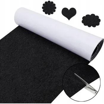 Obraz ŠEDÁ PLST PODLOŽKA 1MM SAMOLEPICÍ NA NÁBYTEK, ROZMĚR 40x200cm