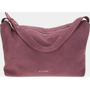 Kabelka Kabelka Helen švestka velur/stříbro