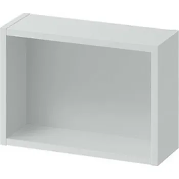 Koupelnový nábytek CERSANIT 3D Skříňka Cersanit Larga 40 závěsná šedá doplňková otevřená, S932-083 S932-083