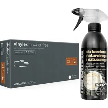 Vrták Sada na čištění pomníků a náhrobků Nanomax + vinylové rukavice Vinylex XL