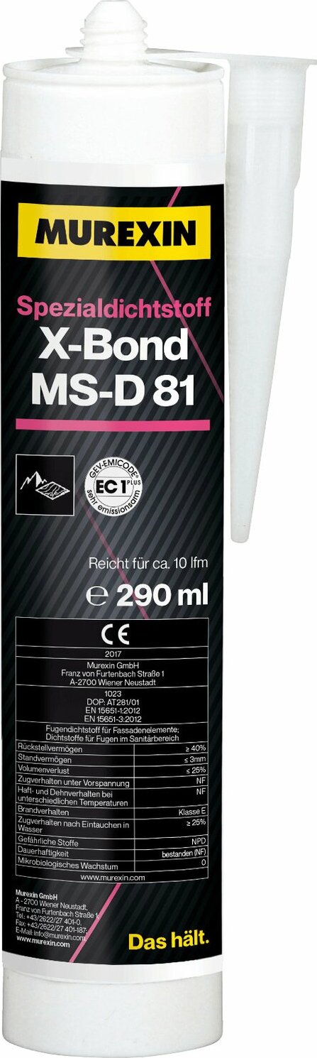 MUREXIN Spárovací tmel Murexin X-Bond MS-D 81 manhattan 290 ml MX30609