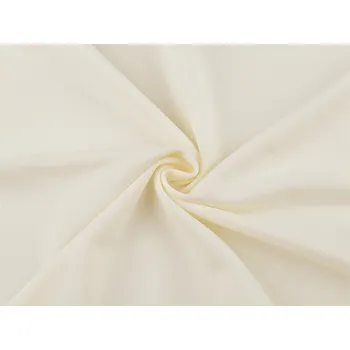 Teplákovina nepočesaná jednobarevná, barva 1 (56) krémová světlá