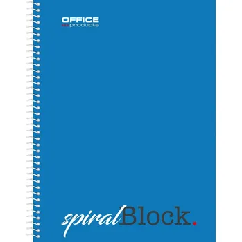 Blok Office Products Kroužkový Blok sešit A5, 80 listů, měkká vazba