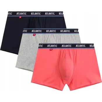 Boxerky 3-BALENÍ Pánské boxerky šortkového střihu bavlna Atlantic XL