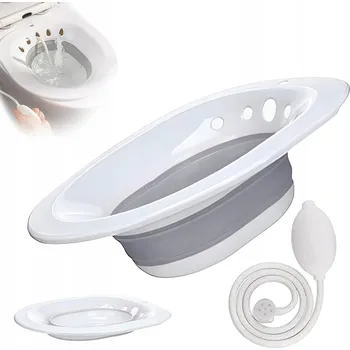 Obraz Bidetová sedací mísa na WC pro hygienu a oplachování - bílá