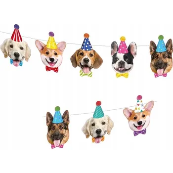 Girlanda Banner PEJSCI v Čepičkách Narozeniny 250cm