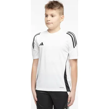 Chlapecké oblečení Adidas dětské tričko bílé polyester velikost 140