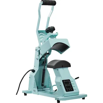 Lis na citrusy Vevor Stroj na tepelný potisk čepic, 2 plotny, regulace teploty a času