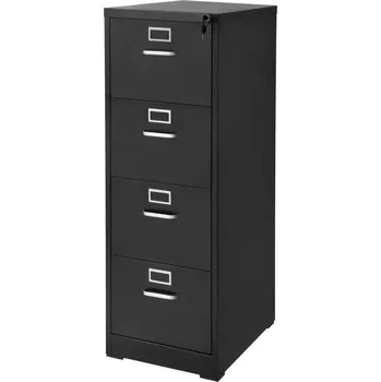 Vevor Kovová skříňka na spisy 4 zásuvky s zámkem a tyčí pro A4/letter/legal