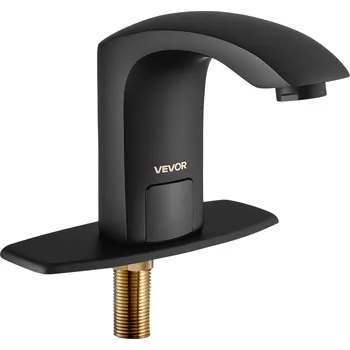 Vevor Bezdotyková umyvadlová baterie s čidlem, na baterie, 9.5 mm, černá