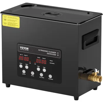 Ultrazvuková čistička Vevor Ultrazvuková čistička 6 l 180 W 40 kHz s ohřívačem a časovačem