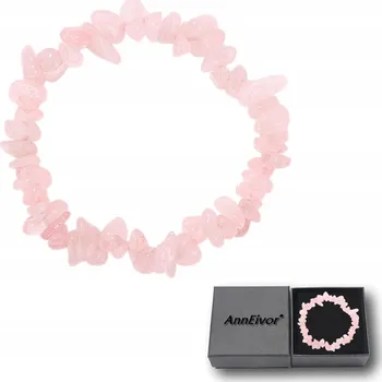 Náramek Náramek Unisex Přírodní Kámen Růžový Křemen Korálky 5-8 mm Nastavitelný