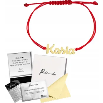 Náramek Náramek s vlastním JMÉNEM na šňůrce PLÍŠEK