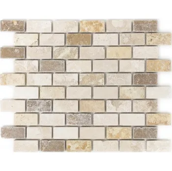 Obklad Mozaika WzorcowniaStudio 30,5 x 30,5 cm – odstíny hnědé a béžové