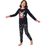 Dívčí vánoční pyžamo 100% bavlny MP5869 Velikost: 152, Barva: Tmavě modrá