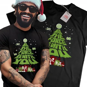 Pánské tričko Tričko Star Wars Vánoční pod stromeček Vánoce