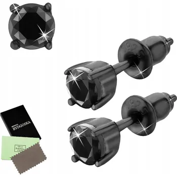 Náušnice PÁNSKÉ STŘÍBRNÉ NÁUŠNICE STŘÍBRO 925 ŠROUBOVACÍ PEcky