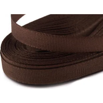 Stuha Stuha taftová šíře 6 mm Varianta: 710 hnědá čokoládová, Balení: 10 m