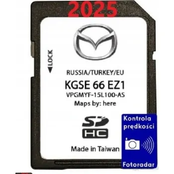 IP kamera Mapa pro navigaci Mazda SD karta Evropa