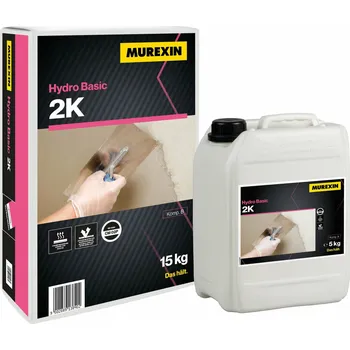 tekutá izolace MUREXIN Těsnící fólie Murexin hydro basic 2K dvousložková 20 kg MX16770