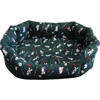 Pelíšek pro psa Pelech pro domácí mazlíčky - Zelený pejsek - 55 x 40 cm