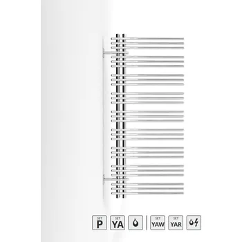 Radiátor Zehnder Radiátor Zehnder Yucca Asym 130x58 cm, chrom, YAC-130-060 YAC-130-060