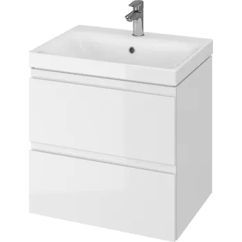 Koupelnový nábytek CERSANIT 3D Skříňka Cersanit Moduo 60 s umyvadlem bílá set 977 DSM, S801-223-DSM S801-223-DSM