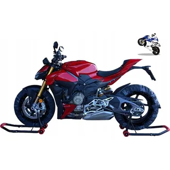 zvedák Stojan na motocykl, sada přední + zadní ocelová, nosnost 300 kg