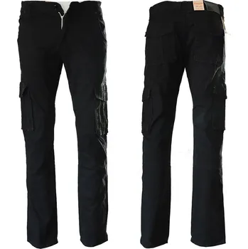 Pánské kalhoty BIGMAN kalhoty pánské HD900 L:32 kapsáče černá 44